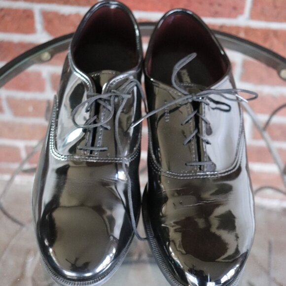 joseph feiss shoes * black * shiny * size 10.5 * mens - Picture 4 of 14